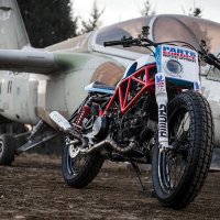 Кастом Ducati 750SS для грунтовых дорог