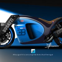 Мотоцикл Bugatti startos