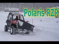 Polaris RZR and Ranger Plow Deep Snow/ Blizzard 2016