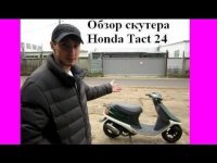 Обзор скутера Honda Tact 24
