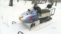 Самодельный снегоход с двигателем от мотоцикла урал