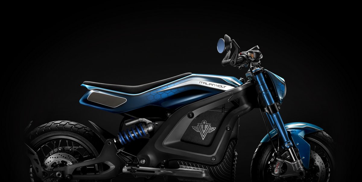 Итальянский производитель мотоциклов Italian Volt планирует запустить в серийное производство новый электрический байк Lacama TheReunion