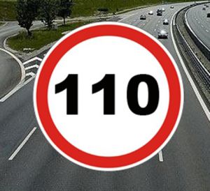 Скоро 110 км/ч на мотоцикле по автомагистралям официально!