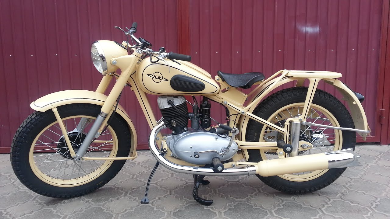 Советский мотоцикл ИЖ-49 реставрация