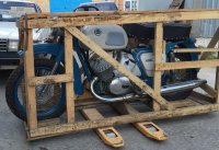 Забытый на 38 лет: новый мотоцикл ИЖ Юпитер-3 1976 года в заводской упаковке Motorcycle in the crate
