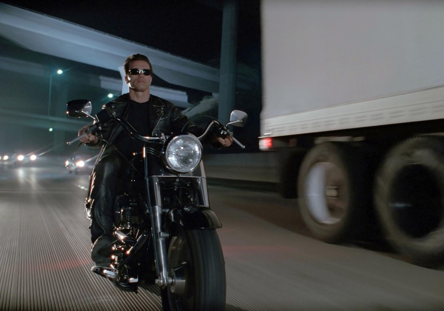 Harley-Davidson FLSTF FatBoy, который участвовал в съемках фильма «Терминатор-2»
